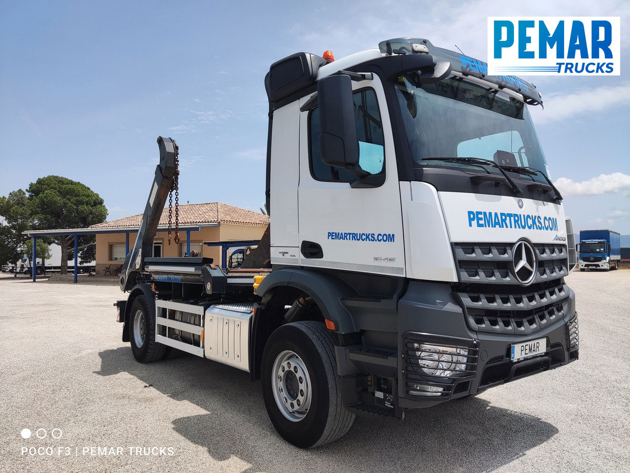 MERCEDES-BENZ AROCS 1845 PORTACONTENEDOR CADENA - Camión portacontenedor de cadenas: foto 4 MERCEDES-BENZ AROCS 1845 PORTACONTENEDOR CADENA - Camión portacontenedor de cadenas: foto 4