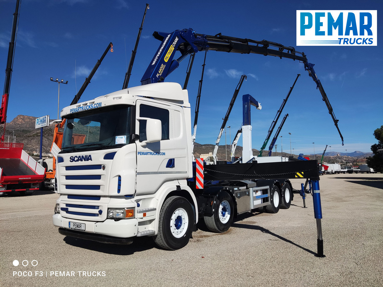 SCANIA R 500 GRUA GANCHO MULTILIFT - Camión portacontenedore/ Intercambiable, Camión grúa: foto 1 SCANIA R 500 GRUA GANCHO MULTILIFT - Camión portacontenedore/ Intercambiable, Camión grúa: foto 1