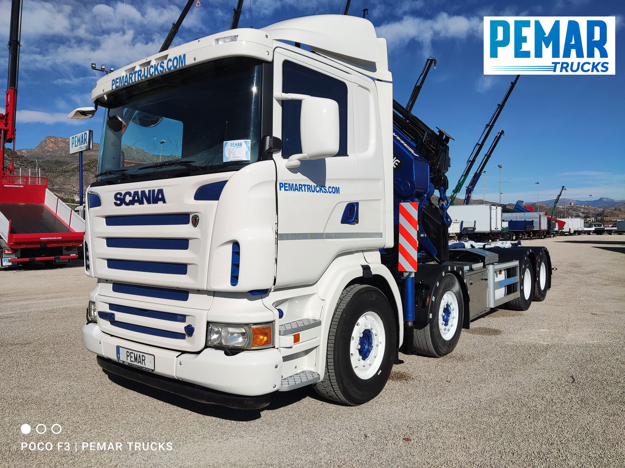 SCANIA R 500 GRUA GANCHO MULTILIFT - Camión portacontenedore/ Intercambiable, Camión grúa: foto 2 SCANIA R 500 GRUA GANCHO MULTILIFT - Camión portacontenedore/ Intercambiable, Camión grúa: foto 2