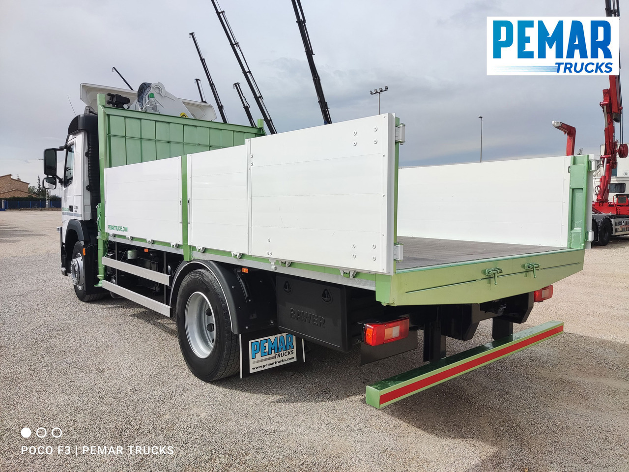 Camión caja abierta, Camión grúa VOLVO FM 330 4X2 GRUA CAJA FIJA: foto 13