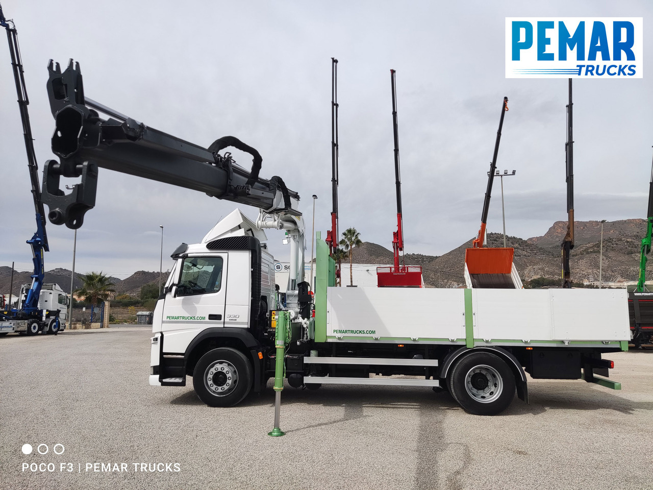 Camión caja abierta, Camión grúa VOLVO FM 330 4X2 GRUA CAJA FIJA: foto 24