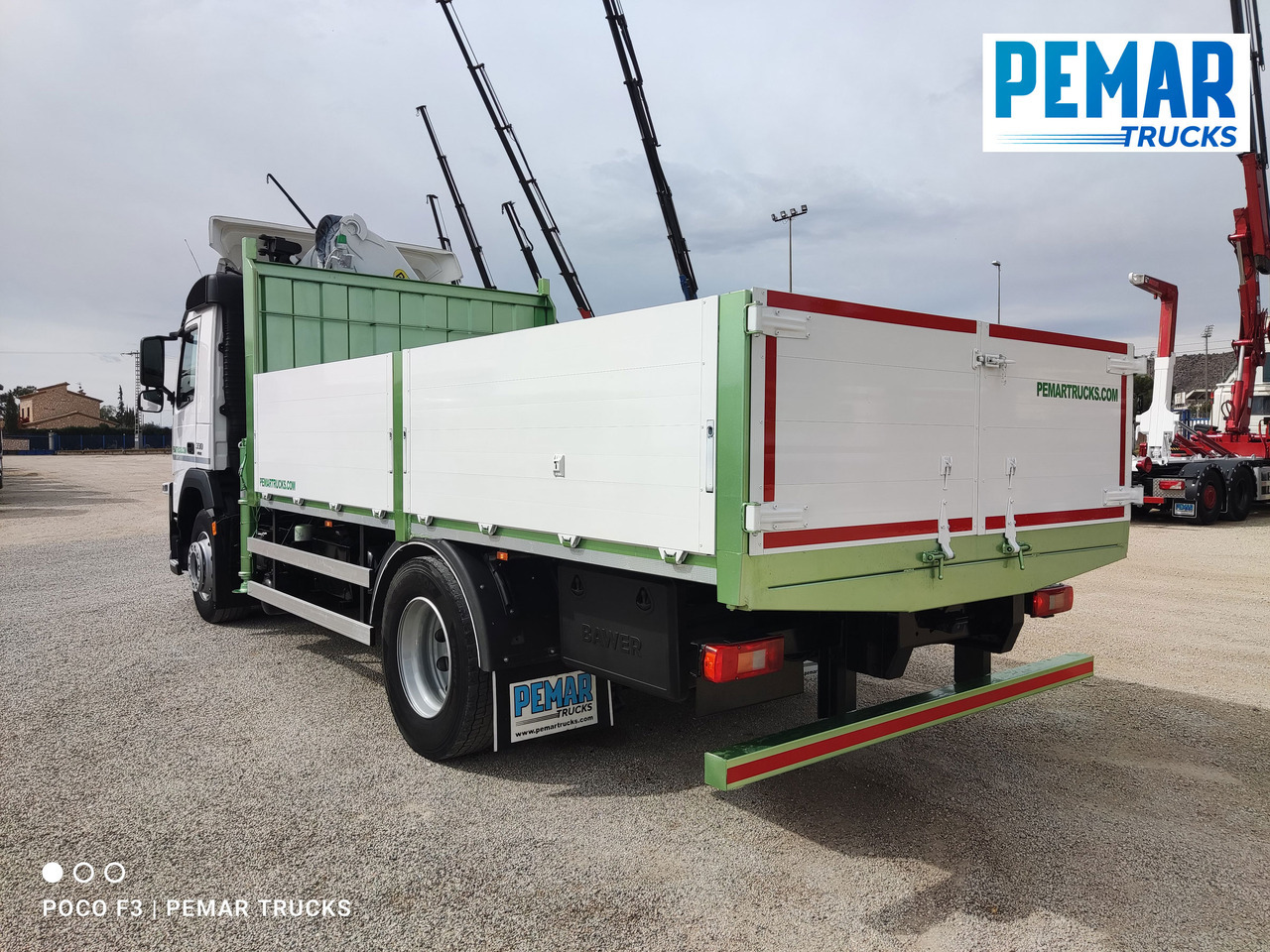 Camión caja abierta, Camión grúa VOLVO FM 330 4X2 GRUA CAJA FIJA: foto 8