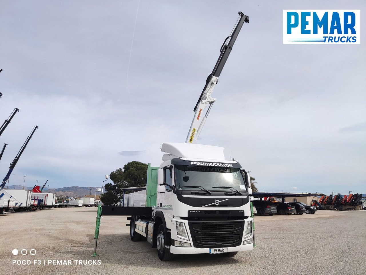 Camión caja abierta, Camión grúa VOLVO FM 330 4X2 GRUA CAJA FIJA: foto 21