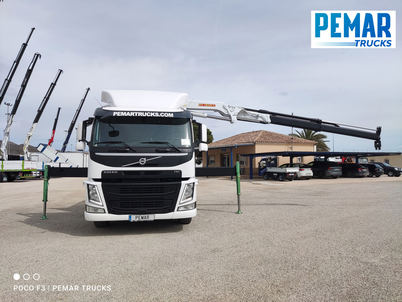 Camión caja abierta, Camión grúa VOLVO FM 330 4X2 GRUA CAJA FIJA: foto 22