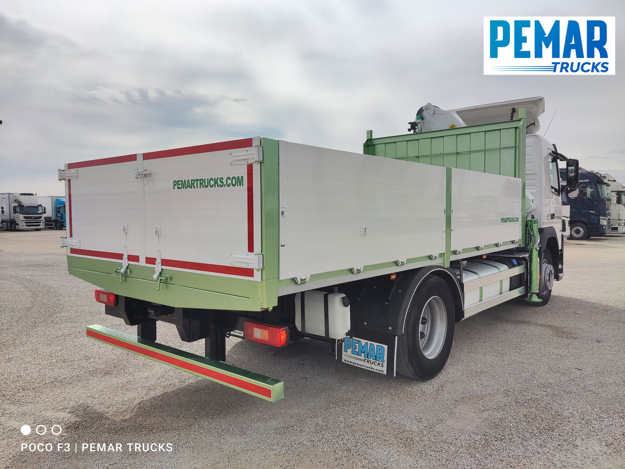 Camión caja abierta, Camión grúa VOLVO FM 330 4X2 GRUA CAJA FIJA: foto 6