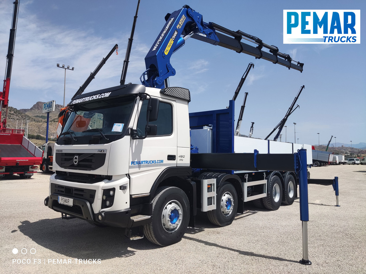 VOLVO FMX 460 8X4 GRUA CAJA FIJA ABIERTA - Camión caja abierta: foto 1 VOLVO FMX 460 8X4 GRUA CAJA FIJA ABIERTA - Camión caja abierta: foto 1