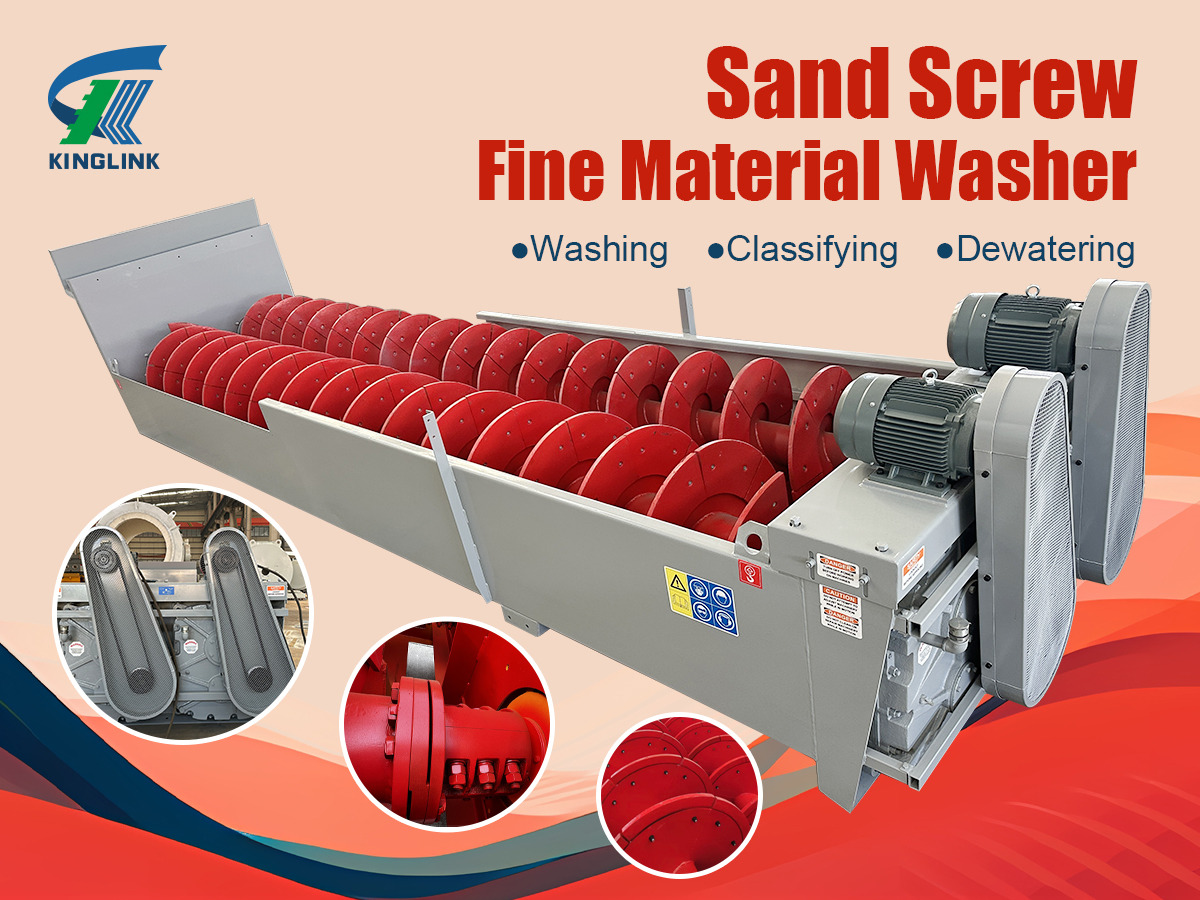 Kinglink Screw Sand Washer | 44'' x 32' Fine Material Washer - Machacadora: foto 1 Kinglink Screw Sand Washer | 44'' x 32' Fine Material Washer - Machacadora: foto 1
