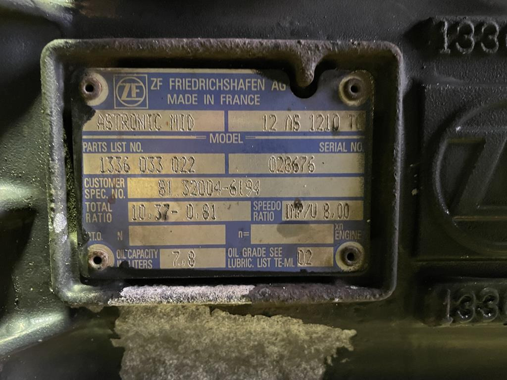 Caja de cambios para Camión ZF ASTRONIC MID 12 AS 1210 TO: foto 6