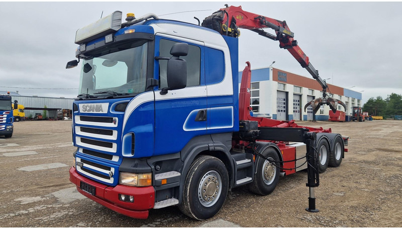Scania R500 8X4 Epsilon E250Z95 - Camión multibasculante, Camión grúa: foto 1 Scania R500 8X4 Epsilon E250Z95 - Camión multibasculante, Camión grúa: foto 1