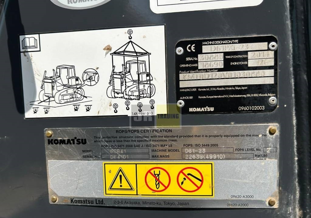 Leasing de Komatsu D 61 PXI-23 (Topcon intelligent system)  Komatsu D 61 PXI-23 (Topcon intelligent system): foto 7