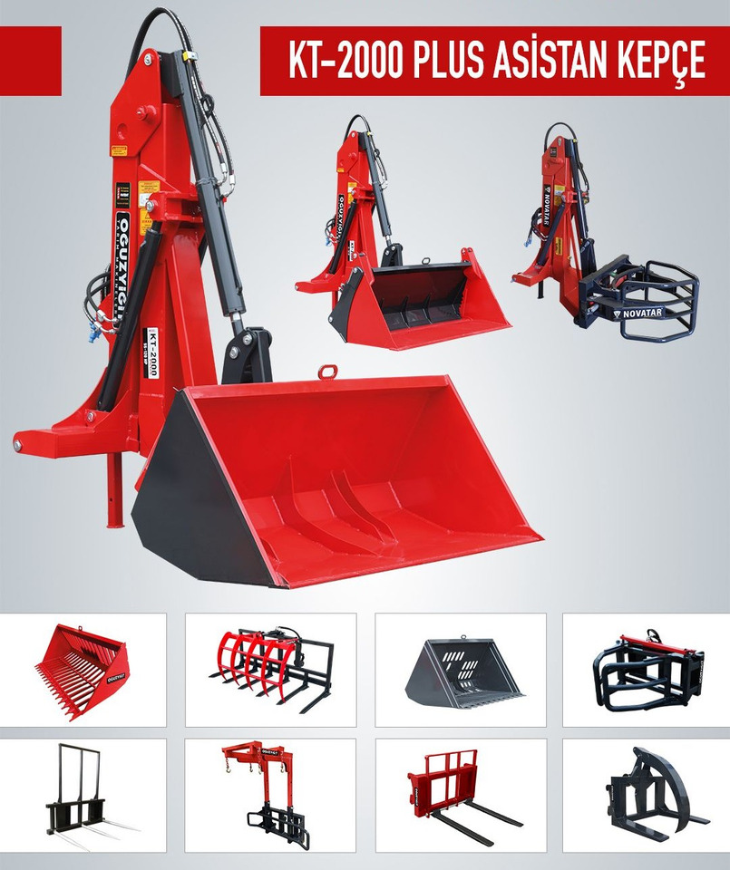 Novatar Tractor Rear Loader - Tractor: foto 1 Novatar Tractor Rear Loader - Tractor: foto 1