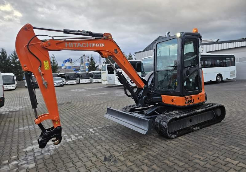 Excavadora de cadenas Hitachi ZX48U-5A CLR / 3 ŁYŻKI / SPROWADZONA / 2 300 MTH: foto 15