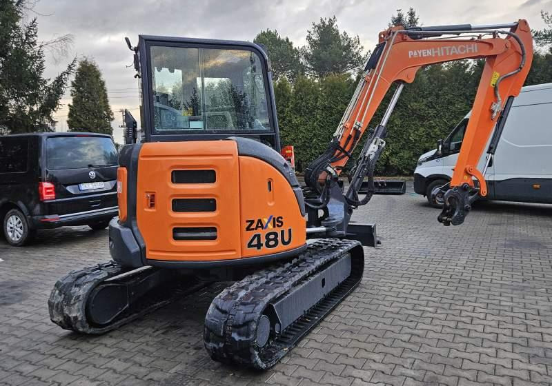 Excavadora de cadenas Hitachi ZX48U-5A CLR / 3 ŁYŻKI / SPROWADZONA / 2 300 MTH: foto 10