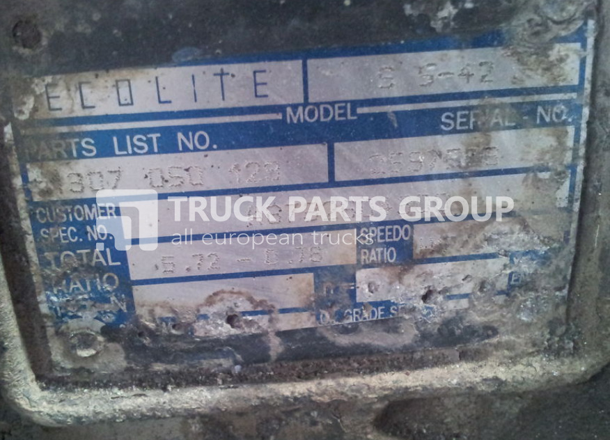 Gearbox for MAN TGL, 8.163, 8.153, 8.224 - Caja de cambios para Camión: foto 2 Gearbox for MAN TGL, 8.163, 8.153, 8.224 - Caja de cambios para Camión: foto 2