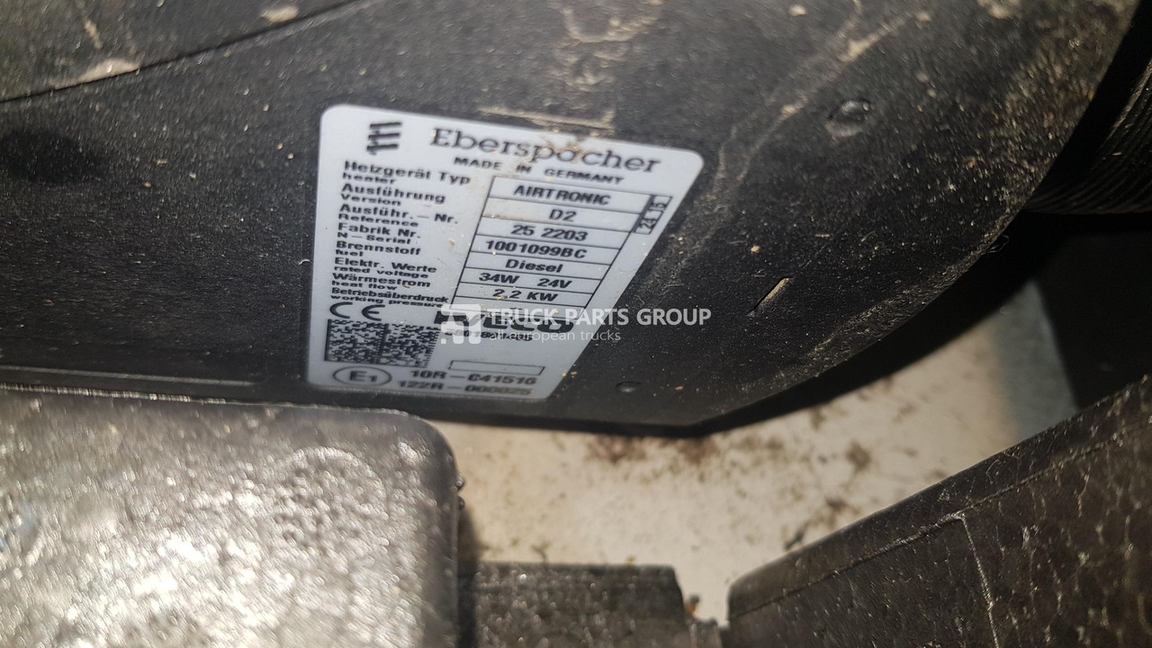 IVECO IVECO STRALIS EURO6 emission HY-WAY cab heater, air heater EBERSPACHER, model AirTrack D2, 252203, 1001099BC, 34W, 24V, 2.2KW, 504001621, 855719BC, 5801383361, 504274062, 5801801485, 252203050000. - Cabina e interior para Camión: foto 2 IVECO IVECO STRALIS EURO6 emission HY-WAY cab heater, air heater EBERSPACHER, model AirTrack D2, 252203, 1001099BC, 34W, 24V, 2.2KW, 504001621, 855719BC, 5801383361, 504274062, 5801801485, 252203050000. - Cabina e interior para Camión: foto 2