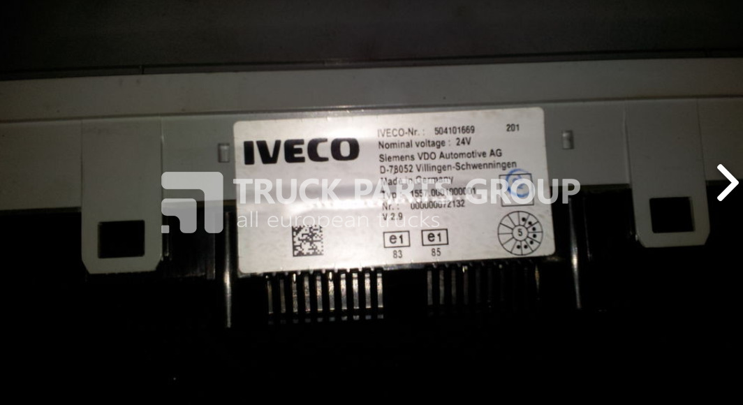 IVECO instrument panel, dashboard, combination kit, 504101669, 5041561 control unit - Salpicadero para Camión: foto 3 IVECO instrument panel, dashboard, combination kit, 504101669, 5041561 control unit - Salpicadero para Camión: foto 3