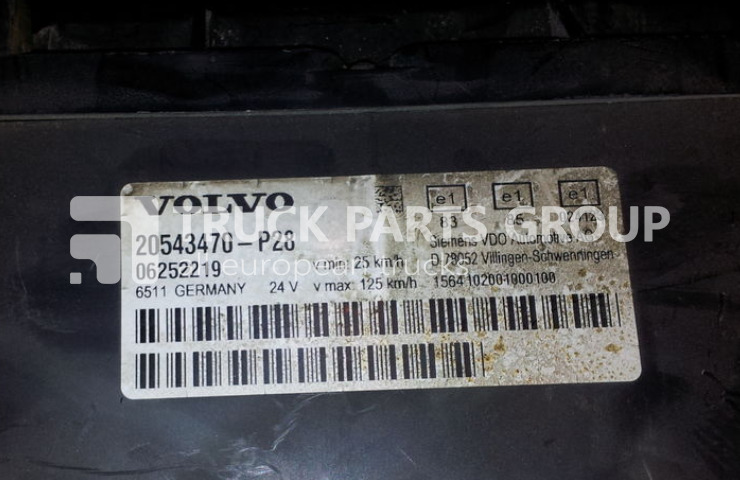 VOLVO FH12, FH13, FM12, FM13, EURO3, EURO4 EURO5 emission instrument p dashboard - Salpicadero para Camión: foto 2 VOLVO FH12, FH13, FM12, FM13, EURO3, EURO4 EURO5 emission instrument p dashboard - Salpicadero para Camión: foto 2