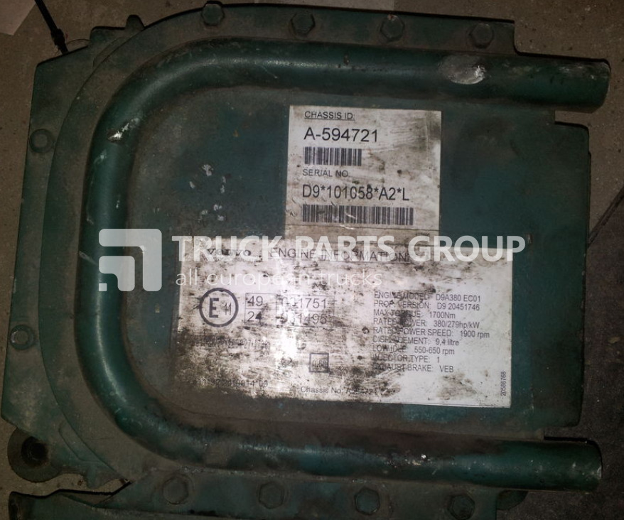VOLVO FL, FM, FE engine control unit, EDC, ECU, D9A380 EC01, 380/279/h control unit - Unidad de control para Camión: foto 1 VOLVO FL, FM, FE engine control unit, EDC, ECU, D9A380 EC01, 380/279/h control unit - Unidad de control para Camión: foto 1