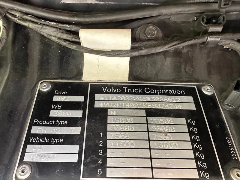Volvo FH 500 / GLOBETROTTER / NL TRUCK / ALCOA / 2 TANK / TOP!! - Cabeza tractora: foto 4 Volvo FH 500 / GLOBETROTTER / NL TRUCK / ALCOA / 2 TANK / TOP!! - Cabeza tractora: foto 4