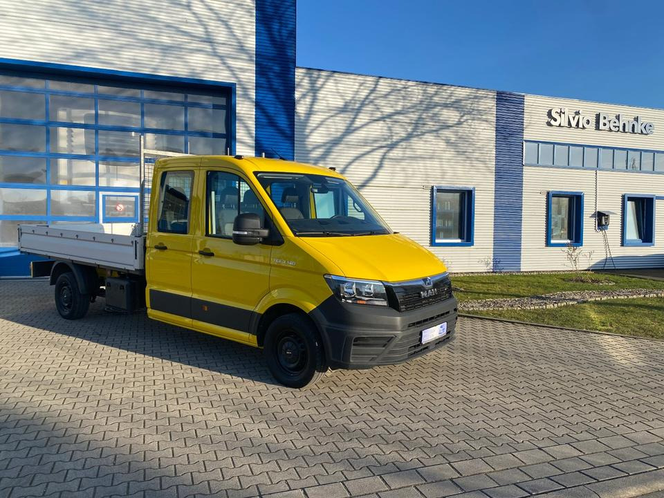 MAN TGE 3.140 Doka Pritsche Lang *STANDHZG* AHK*24 MONATE GARANTIE*1.HAND*INKL.19% MWST*SOFORT!* - Furgoneta caja abierta, Furgoneta combi: foto 1 MAN TGE 3.140 Doka Pritsche Lang *STANDHZG* AHK*24 MONATE GARANTIE*1.HAND*INKL.19% MWST*SOFORT!* - Furgoneta caja abierta, Furgoneta combi: foto 1