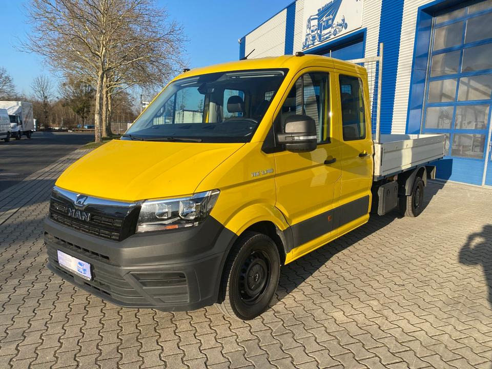 MAN TGE 3.140 Doka Pritsche Lang *STANDHZG* AHK*24 MONATE GARANTIE*1.HAND*INKL.19% MWST*SOFORT!* - Furgoneta caja abierta, Furgoneta combi: foto 3 MAN TGE 3.140 Doka Pritsche Lang *STANDHZG* AHK*24 MONATE GARANTIE*1.HAND*INKL.19% MWST*SOFORT!* - Furgoneta caja abierta, Furgoneta combi: foto 3