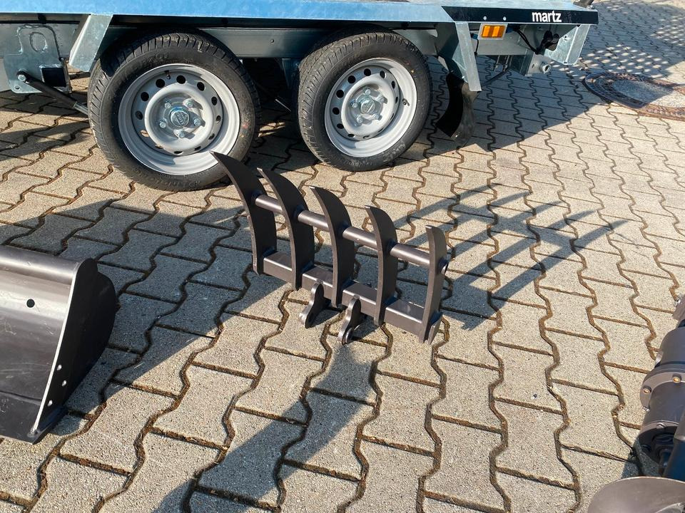 Miniexcavadora, Remolque Minibagger BK950JS + Tieflader + Zubehör *INKL.19% MWST*BERGER KRAUS*JOYSTICK*SOFORT!*: foto 14