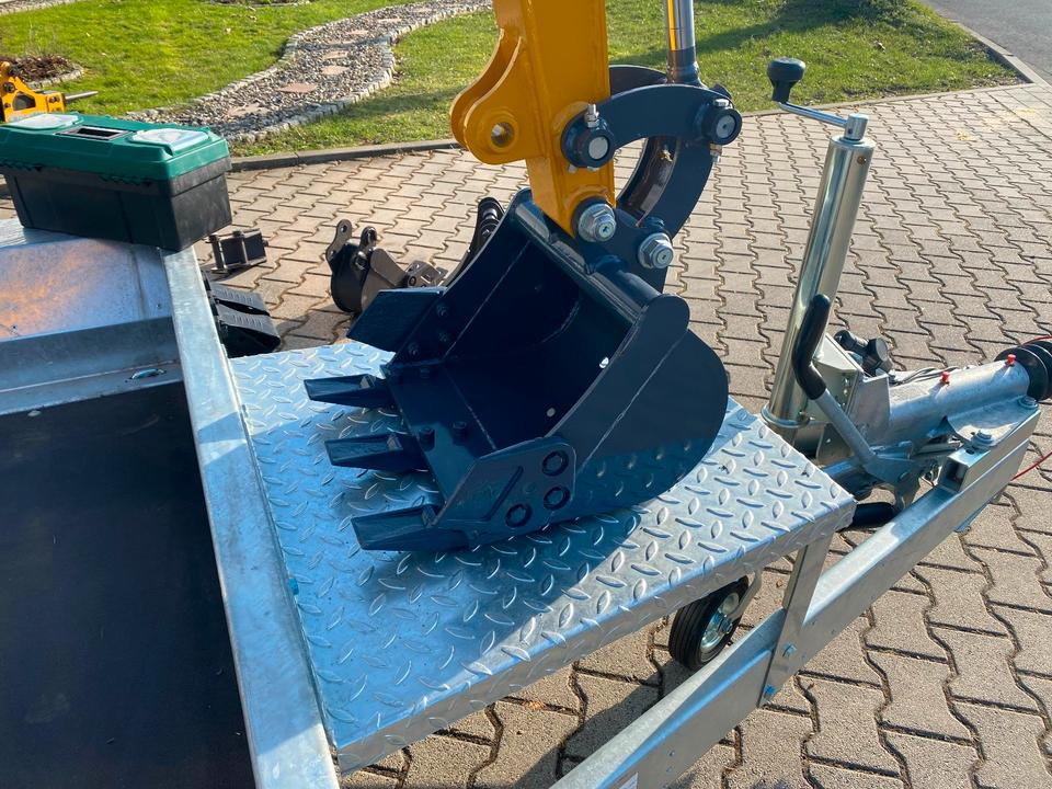 Miniexcavadora, Remolque Minibagger BK950JS + Tieflader + Zubehör *INKL.19% MWST*BERGER KRAUS*JOYSTICK*SOFORT!*: foto 11