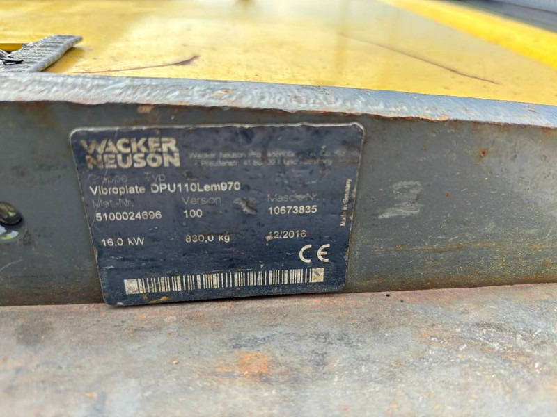 WACKER NEUSON DPU110Lem970 - Plancha reversible: foto 5 WACKER NEUSON DPU110Lem970 - Plancha reversible: foto 5