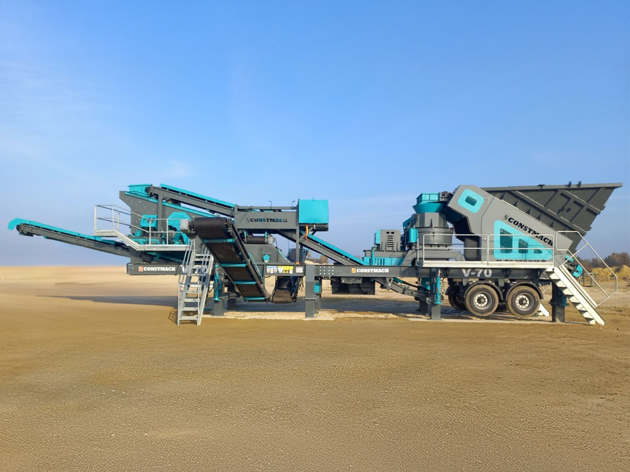 Trituradora móvil nuevo Constmach 200 T/H Capacity Vertical Shaft Mobile Crusher: foto 6