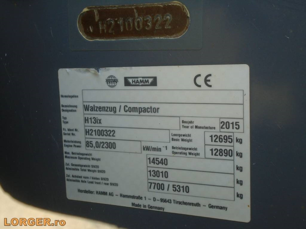 Compactador Hamm H13 i x: foto 13