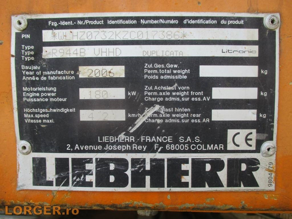 Excavadora de demolición Liebherr R 944B VHHD: foto 20