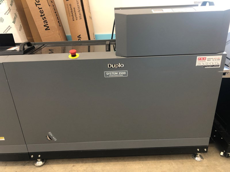 Duplo System 3500 | DC-445 | 2016 - Máquina de impresión: foto 3 Duplo System 3500 | DC-445 | 2016 - Máquina de impresión: foto 3