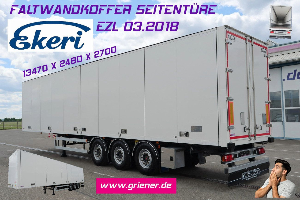 EKERI T3-A /SEITLICHE TÜREN /FALTWAND 2700 mm - Semirremolque caja cerrada: foto 1 EKERI T3-A /SEITLICHE TÜREN /FALTWAND 2700 mm - Semirremolque caja cerrada: foto 1