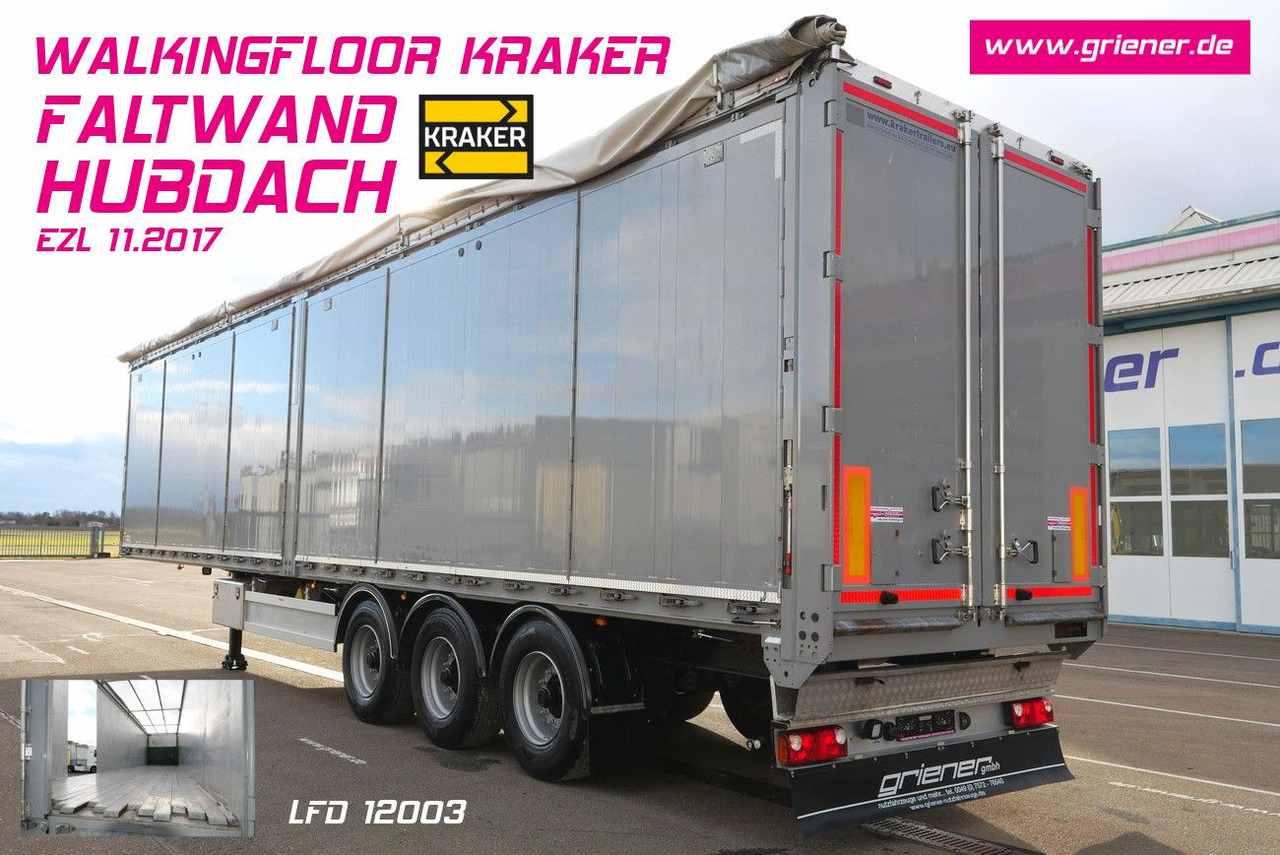 Kraker CF-Z / 10 mm / 89 m³ / seitliche türen FALTWAND - Semirremolque piso movil: foto 1 Kraker CF-Z / 10 mm / 89 m³ / seitliche türen FALTWAND - Semirremolque piso movil: foto 1