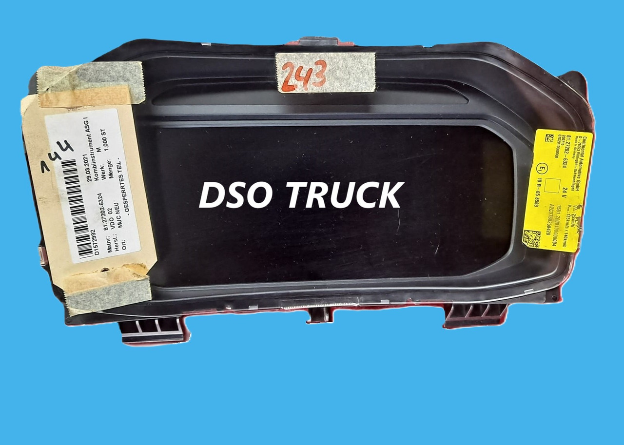 81.27202-6324 LICZNIK ZEGAR MAN 81.27202-6324 MAN Continental D-78053 - Salpicadero: foto 1 81.27202-6324 LICZNIK ZEGAR MAN 81.27202-6324 MAN Continental D-78053 - Salpicadero: foto 1