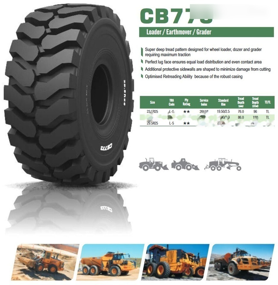 WestLake 20.5R25 CB773 L5 - Neumático para Cargadora de ruedas: foto 2 WestLake 20.5R25 CB773 L5 - Neumático para Cargadora de ruedas: foto 2