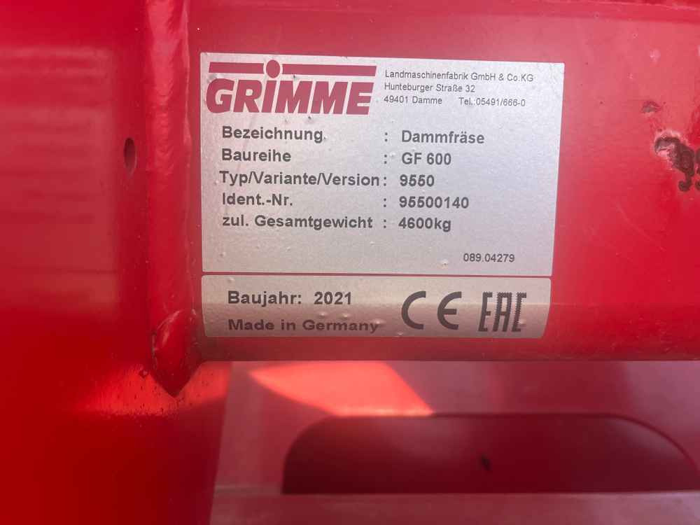 Grimme GF 600 - Maquinaria para patatas: foto 3 Grimme GF 600 - Maquinaria para patatas: foto 3