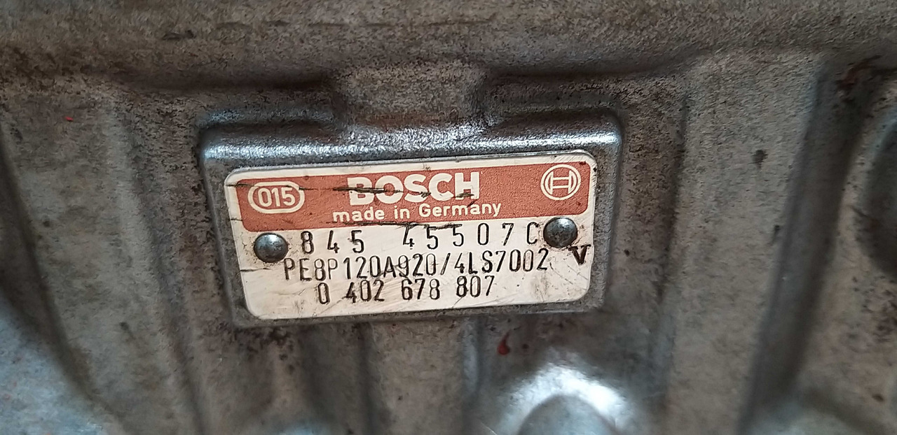 Pompa wtryskowa Bosch - Procesamiento de combustible: foto 5 Pompa wtryskowa Bosch - Procesamiento de combustible: foto 5