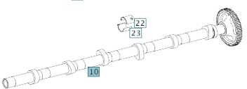 Wałek rozrządu Mercedes om 935/936  Używany. - Árbol de levas para Camión: foto 1 Wałek rozrządu Mercedes om 935/936  Używany. - Árbol de levas para Camión: foto 1