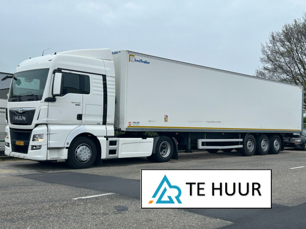 MAN TGX + Leci oplegger te huur / €750 per week / Weektopper / Direct Inzetbaar - Cabeza tractora: foto 1 MAN TGX + Leci oplegger te huur / €750 per week / Weektopper / Direct Inzetbaar - Cabeza tractora: foto 1