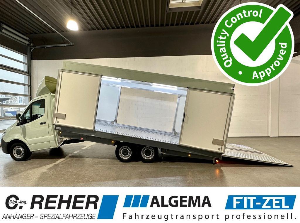Algema Mercedes Sprinter 619 BLITZLADER 2 -Koffer - Camión portavehículos, Furgoneta: foto 1 Algema Mercedes Sprinter 619 BLITZLADER 2 -Koffer - Camión portavehículos, Furgoneta: foto 1