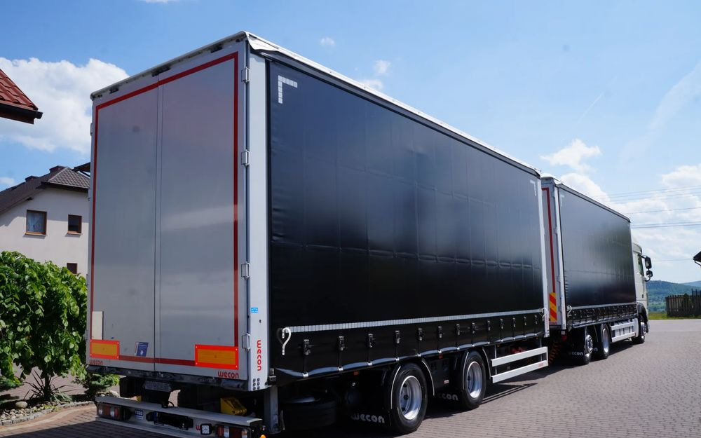 DAF XF 480 EURO 6 ZESTAW TANDEM PRZEJAZDOWY 120 M3 7,7 M + 7,7 M WECON - Camión lona: foto 5 DAF XF 480 EURO 6 ZESTAW TANDEM PRZEJAZDOWY 120 M3 7,7 M + 7,7 M WECON - Camión lona: foto 5