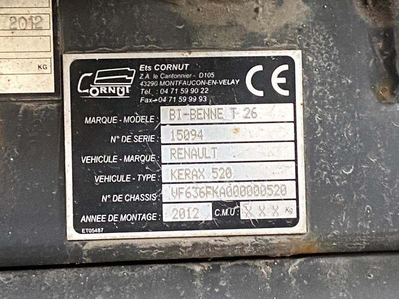 Camión volquete, Camión grúa RENAULT KERAX 8x4 520 BIBENNE CIF GRUE CORMACH: foto 27 Camión volquete, Camión grúa RENAULT KERAX 8x4 520 BIBENNE CIF GRUE CORMACH: foto 27