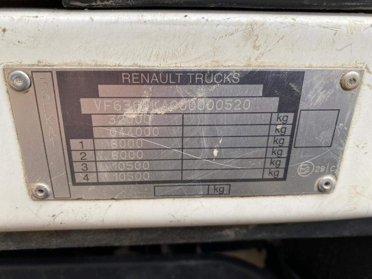 Camión volquete, Camión grúa RENAULT KERAX 8x4 520 BIBENNE CIF GRUE CORMACH: foto 29 Camión volquete, Camión grúa RENAULT KERAX 8x4 520 BIBENNE CIF GRUE CORMACH: foto 29