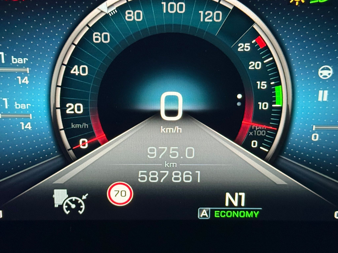 Camión lona MERCEDES-BENZ ACTROS 1845 / FIRANKA / 19 EUROPALET / DUŻA KABINA / AUTOMAT / 2021: foto 22