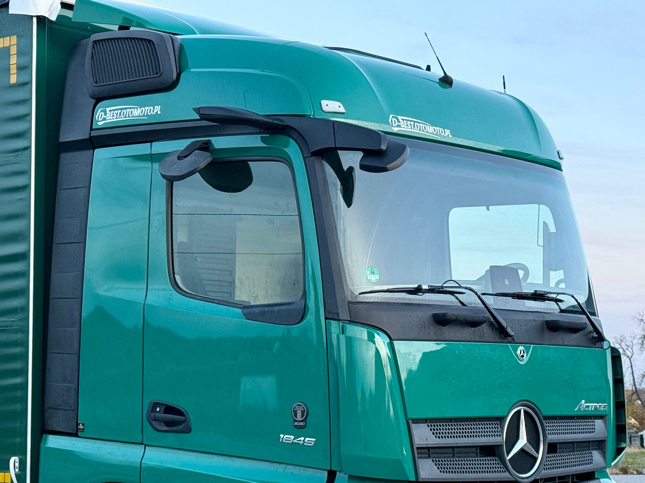Camión lona MERCEDES-BENZ ACTROS 1845 / FIRANKA / 19 EUROPALET / DUŻA KABINA / AUTOMAT / 2021: foto 13