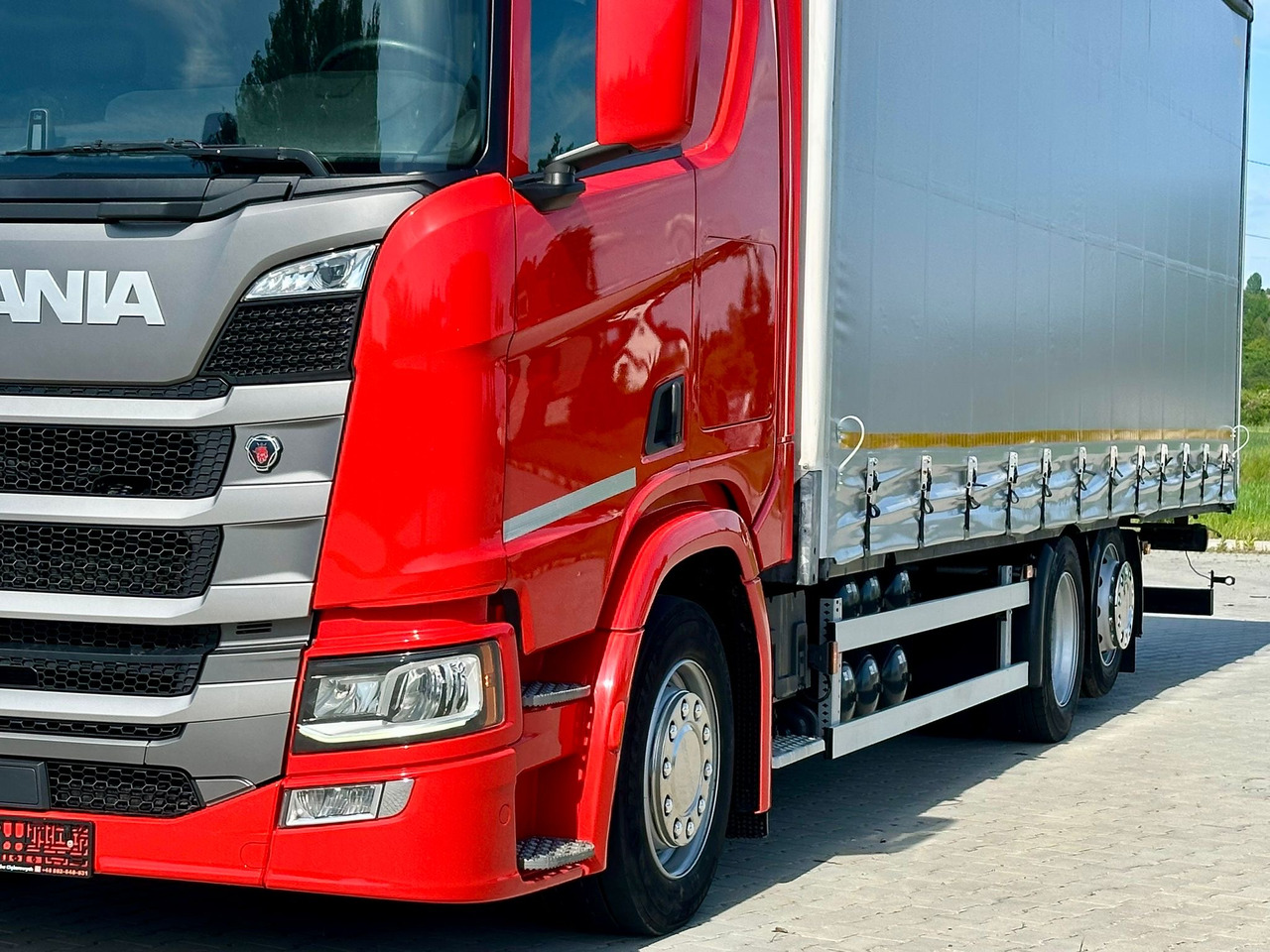 Camión lona SCANIA R410 / FIRANKA / 21 EUROPALET / 8.5 M DŁUGOŚCI / 6x2 / PODWIESZA: foto 15