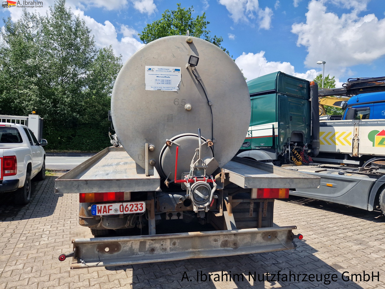Camión cisterna Daf CF 290 Wassertank 13500 L, Tank verzinkt Vorlauf- Lift- Lenkachse: foto 13