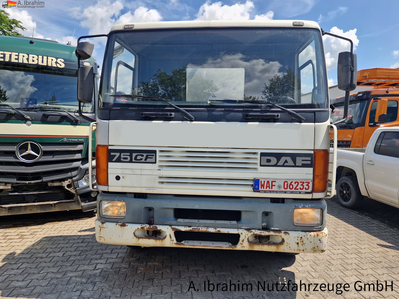 Camión cisterna Daf CF 290 Wassertank 13500 L, Tank verzinkt Vorlauf- Lift- Lenkachse: foto 9