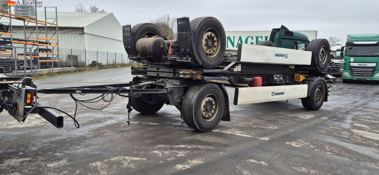 Krone AZ 3x vorhanden SAF Achsen, fertig gestapelt - Remolque portacontenedore/ Intercambiable: foto 1 Krone AZ 3x vorhanden SAF Achsen, fertig gestapelt - Remolque portacontenedore/ Intercambiable: foto 1